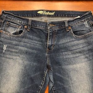 Old Navy Boyfriend cropped jeans, sz 12
